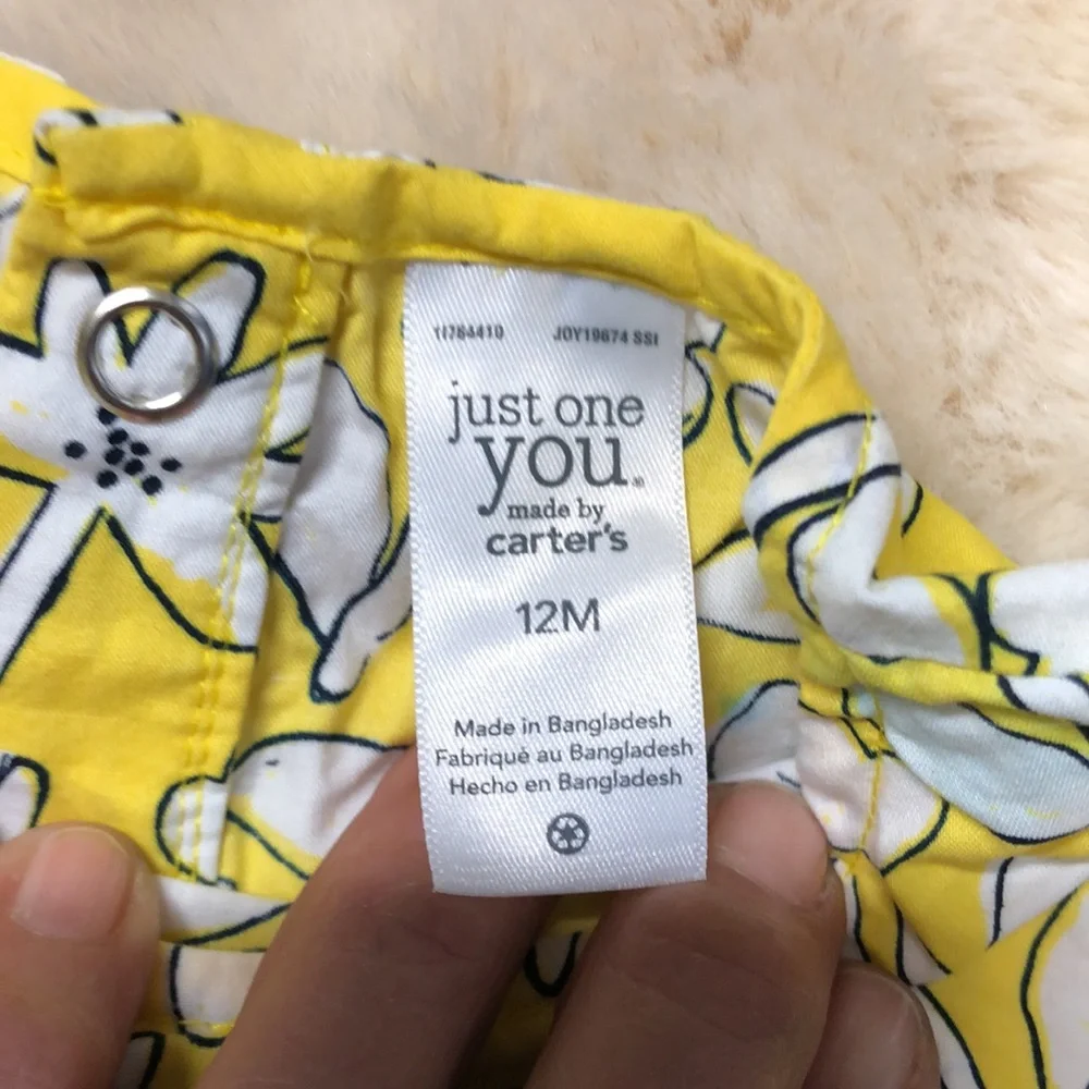 Carters yellow white